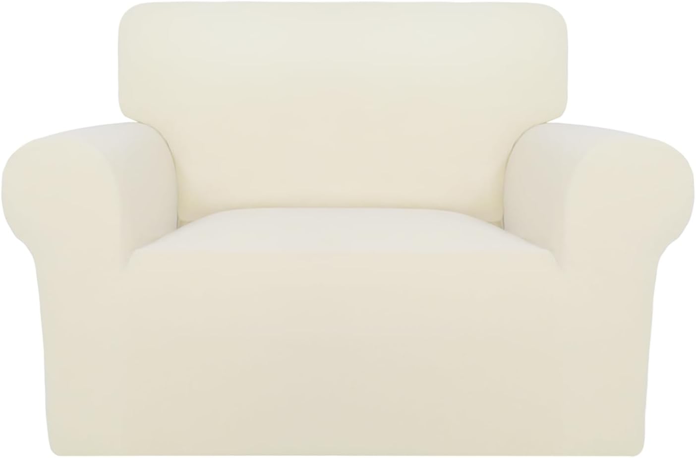 PureFit Super Stretch Sofa Slipcover for Oversized Sofas in Ivory