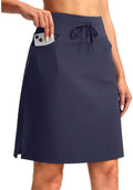 SANTINY Women's 20ft' Knee Length Skorts for Active Lifestyles