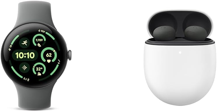Google Pixel Watch 3 and Pixel Buds Pro 2 Bundle for Fitness