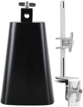 Eastrock Cowbell Clamp and 7in Cowbell Holder - Adjustable Drum Mount