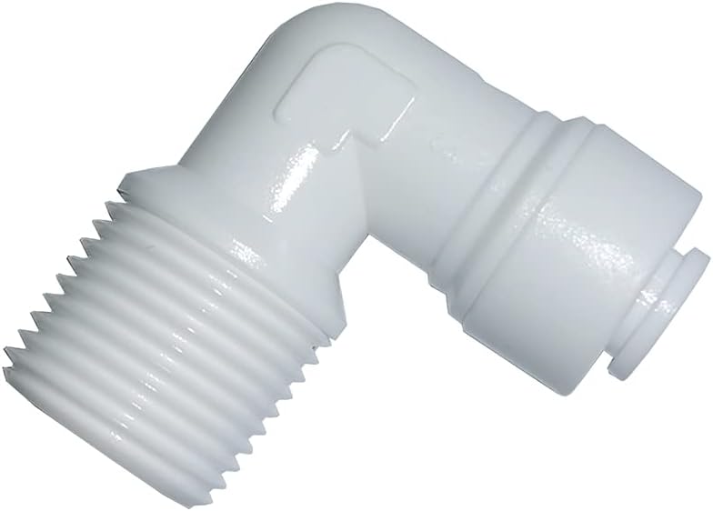 38 Male x 14 OD Tube Elbow Quick Connector for Water Purifiers