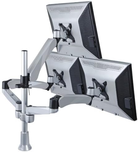 Premium Triple Monitor Desk Mount with Full Motion Gas Spring Arms