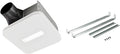 Broan-NuTone AER80CCTK CleanCover Bath Fan, 80 CFM - Quiet, Selectable