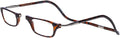 Clic Magnetic Reading Glasses Original Expandable M-XL - Tortoise 2.00
