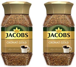 Rich & Aromatic Jacobs Cronat Gold Instant Coffee - 2 Pack