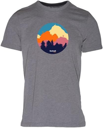 Stylish Bushnell Disc Golf Tee, Mountain Range Print