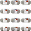 Soft Classic Solid Yarn 12 Pack - Bulk Medium-Weight Acrylic