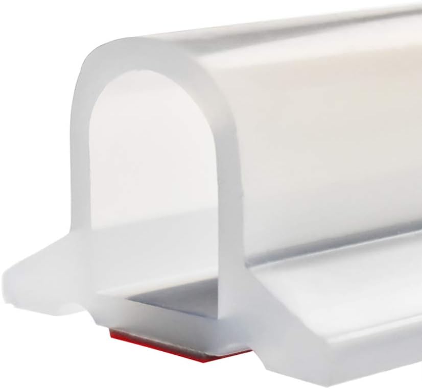 Duzzy 67 Inch Collapsible Shower Threshold Water Dam for ADA Use