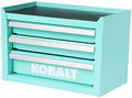 Mini 3-Drawer Steel Tool Box Teal - Compact Portable Storage