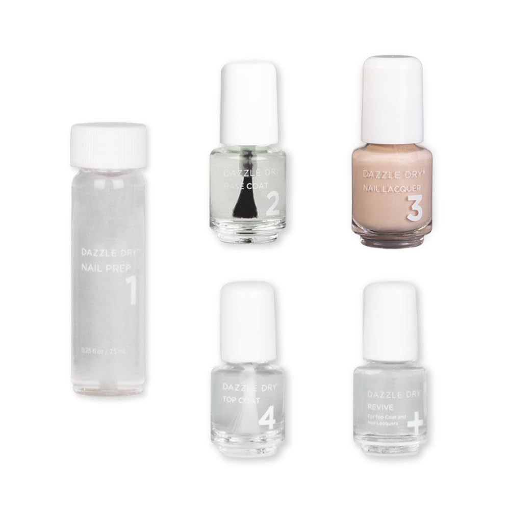 Dazzle Dry Mini Kit 4 Step System for Flawless Manicures
