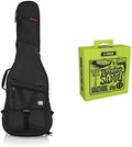 Electric Guitar Gig Bag with Ernie Ball Strings - Durable Protection