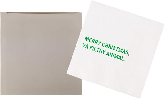 Funny Quotes Cocktail Napkins for Friendsmas Party - 100Pcs 2-Ply