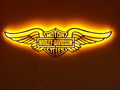 Harley Davidson Metal Led Wall Sign - Lighted Steel Logo 37in