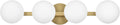 Bathroom Vanity Light Fixtures Modern 4-Light Globe Wall Sconce - Aged