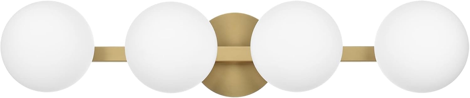 Modern 4 Lights Globe Wall Sconce Lighting for Bathrooms