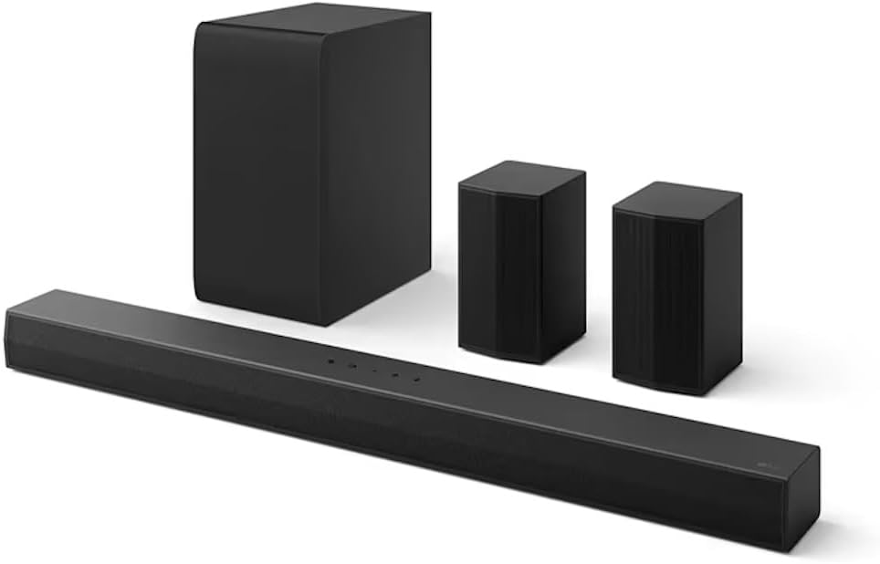 LG Soundbar for TV 5.1 Ch with Dolby Audio and Rear Speakers