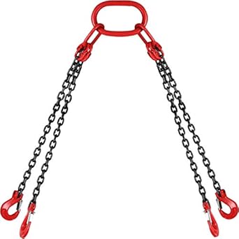 Happybuy 5Ft Chain Sling for Engine Lifting and Hoisting Tasks