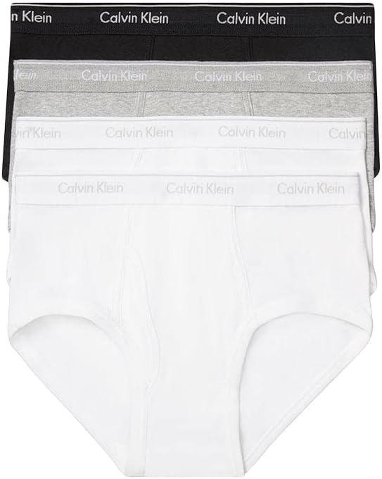 Calvin Klein Men's Cotton Classics Multipack Briefs for Comfort
