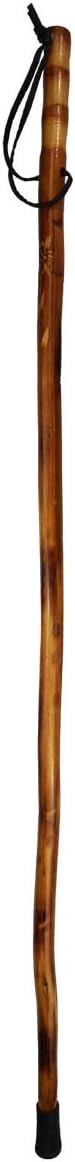 Hand Carved Flower Hiking Stick - SE Survivor Series