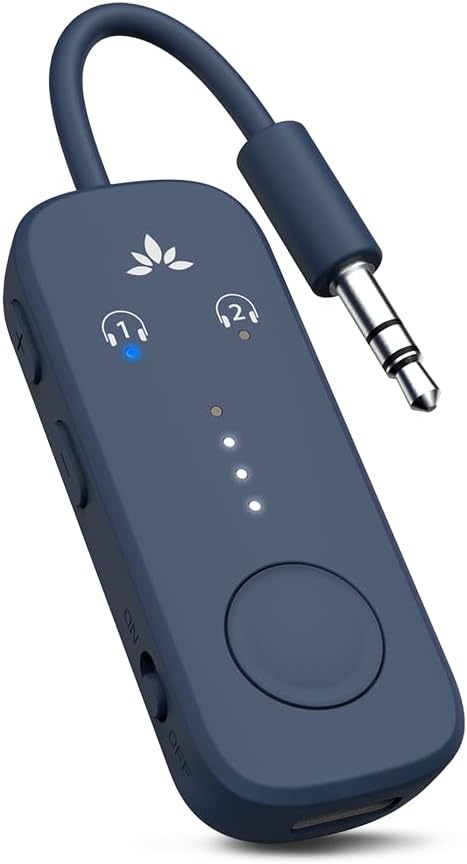 Avantree Relay Bluetooth 5.3 Adapter for Air Travel and Gym