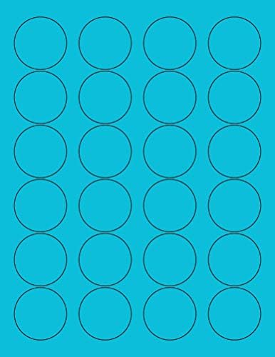 High Quality Blue Fluorescent Labels for Laser & Inkjet Printers