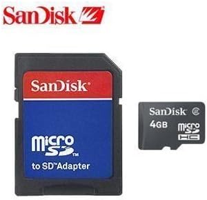 Expand Your Device's Storage with SanDisk 4GB Micro SD Card