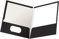 Oxford Laminated Twin-Pocket Folders, Letter Size - Box of 25