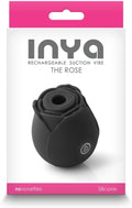Inya The Rose Black Rechargeable Air Stimulator - Precise Pleasure