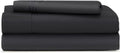Everyday 1500 Series Twin Bed Sheet Set - Jet Black Ultra Soft