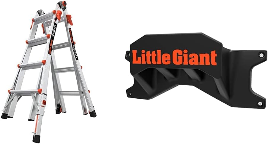 Little Giant Velocity Ladder with Wheels, 17 Ft Multi-Position