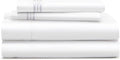 King Bright White 4-Piece Bed Sheet Set - Ultra Soft Hotel Luxury