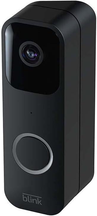 Blink Black Doorbell: Secure Corner Mount