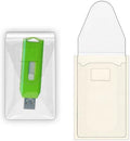 StoreSMART USB Flash Drive Holders 50-Pack - Peel & Stick, Resealable