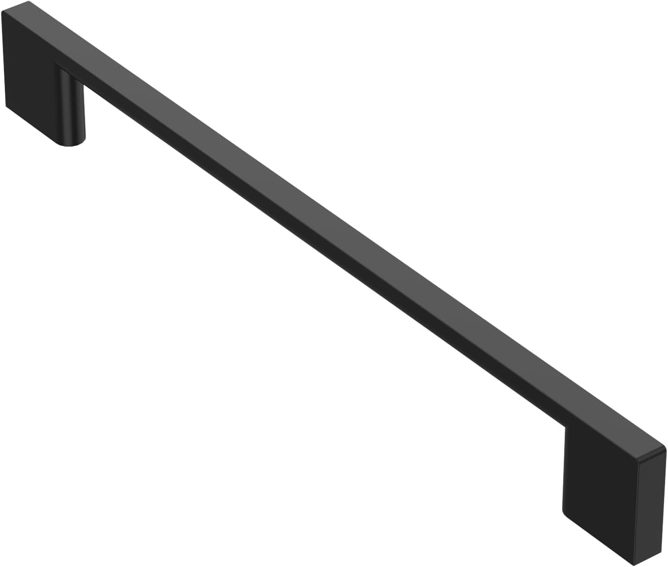 Matte Black Cabinet Pulls - Elegant 7-1/2 Inch Handles for Style