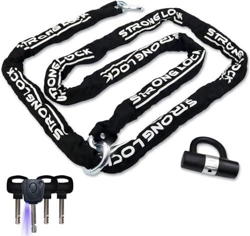 AKM Motorcycle Lock 10ft Heavy Duty Chain Locks for Security
