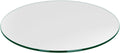 Dulles Glass 24 in Round Tempered Glass Table Top - Durable