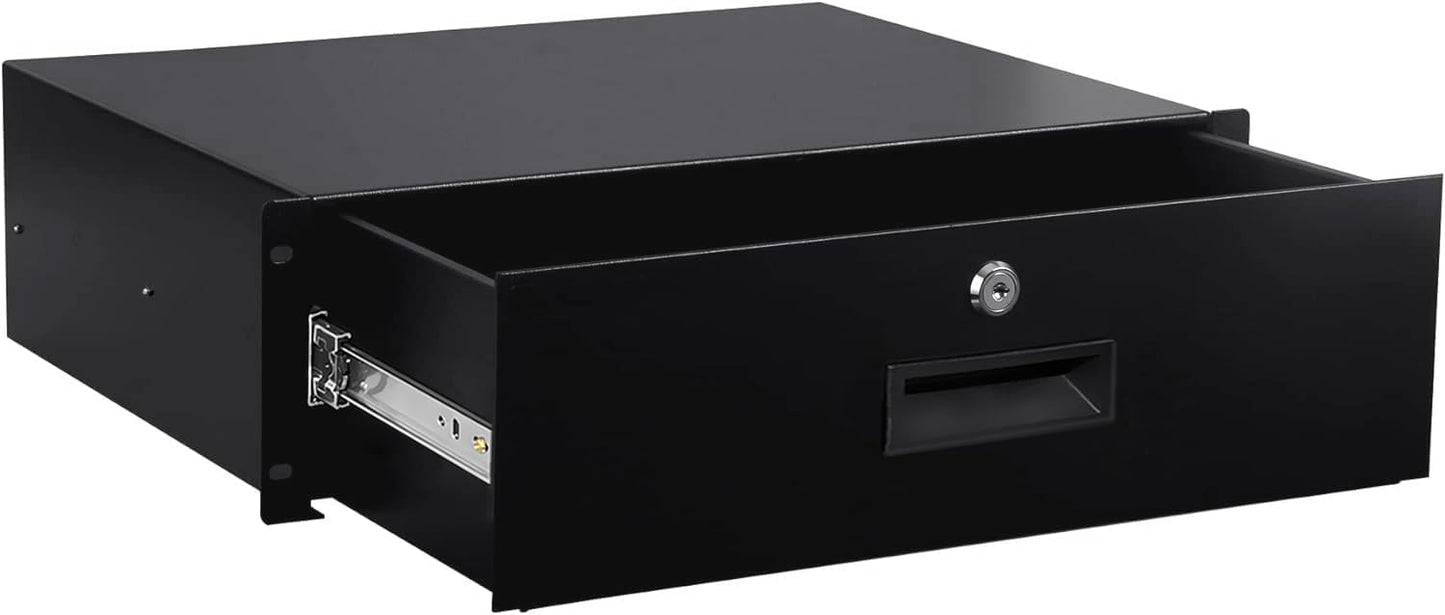 3U Rack Mount Drawer for 19 Inch AV Network DJ Equipment
