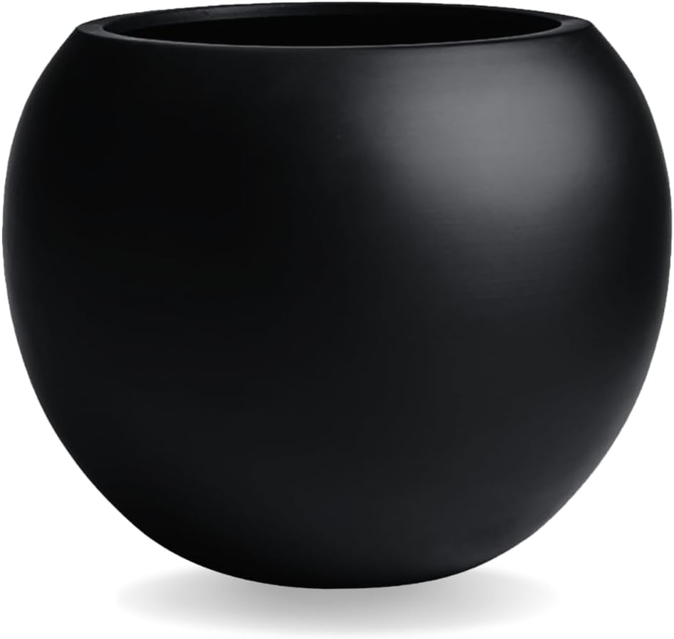 Globo Fiberstone Round Planter for Indoor & Outdoor Use