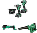 Metabo HPT 18V MultiVolt Cordless Brushless Driver & Impact Combo Kit