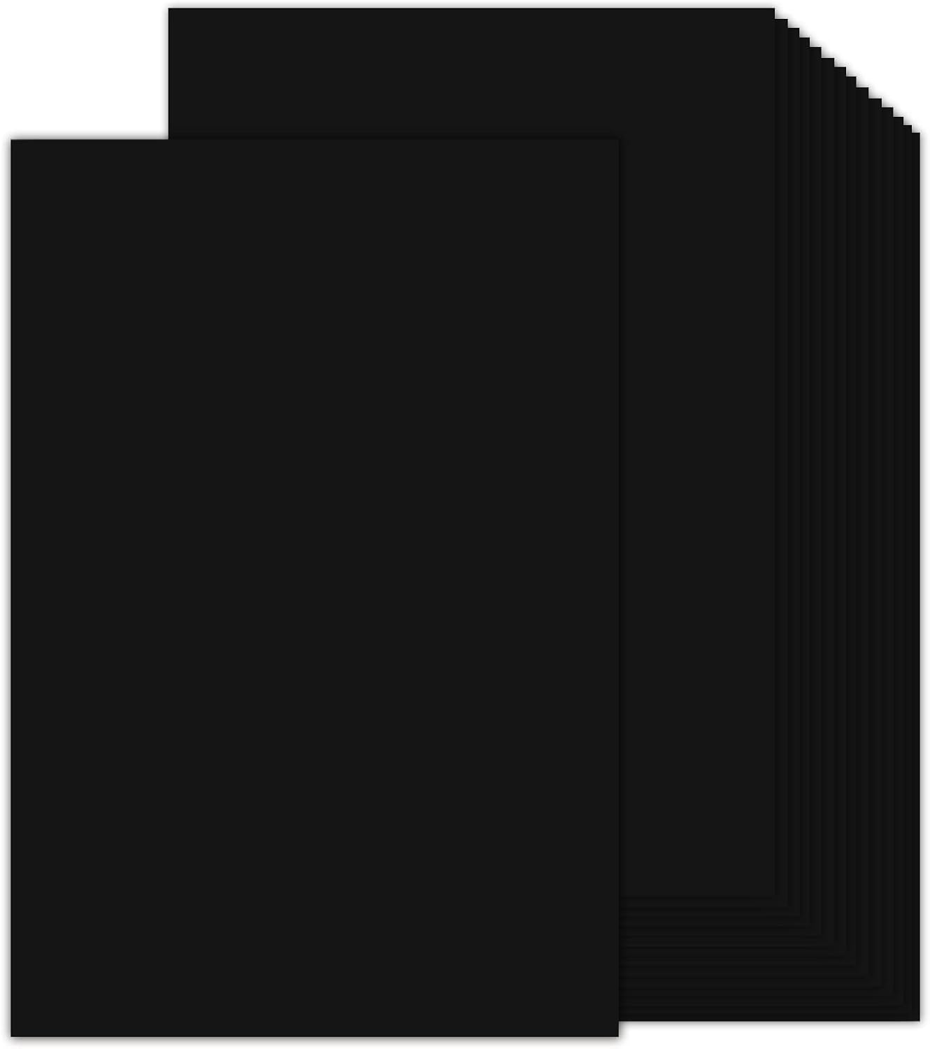 100 Sheets Black Cardstock 11x17 for Arts, Crafts, and More