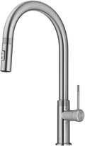KRAUS Oletto Modern Industrial Pull-Down Kitchen Faucet - Spot Free
