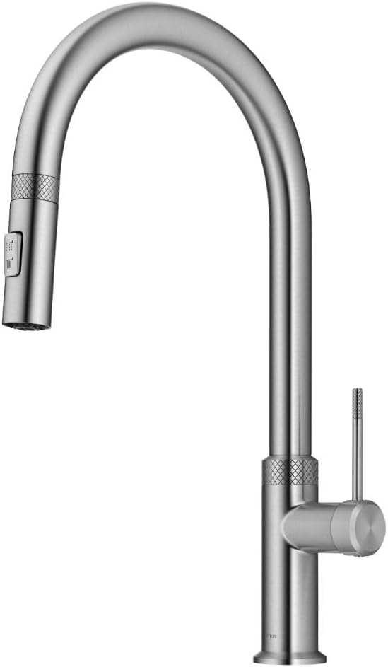 KRAUS Oletto Modern Industrial Pull-Down Kitchen Faucet Review