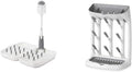 OXO Tot Travel Size Drying Rack with Bottle Brush - Compact Travel Kit