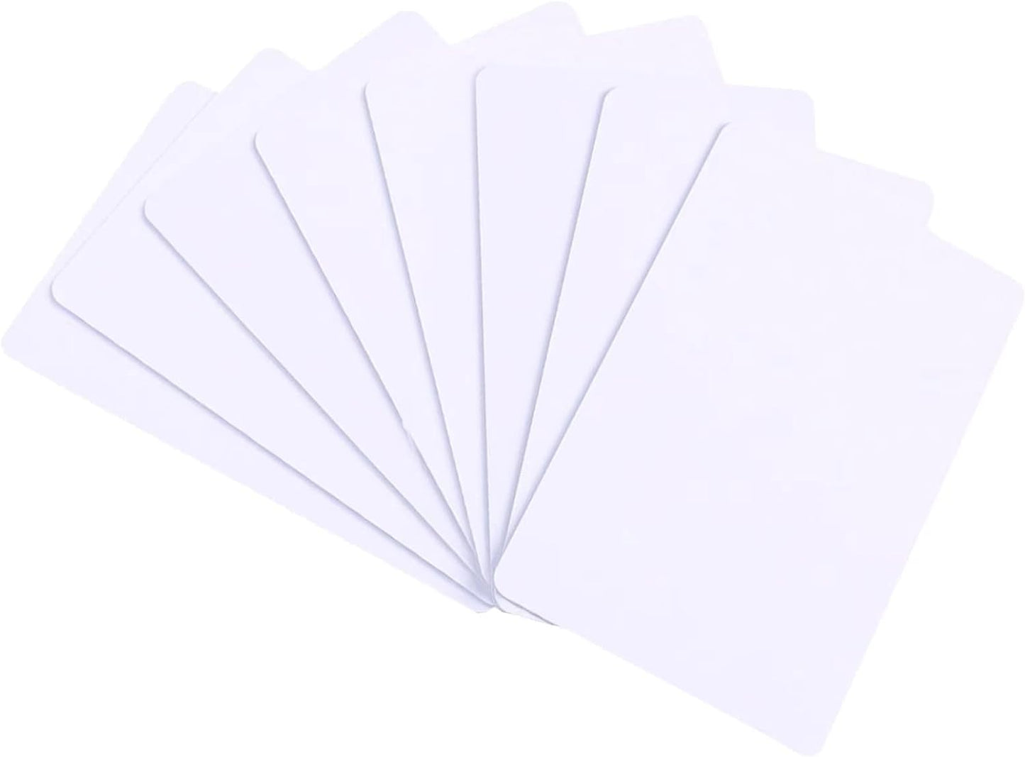 Premium Blank PVC Cards for ID Badge Printers - 500 Pack