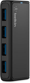 Belkin 4-Port USB 3.0 Hub - Compact Powered SuperSpeed Hub