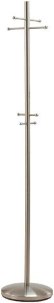 Adesso WK2050-22 Coat Rack with 8 Hooks and Steel Finish