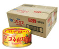 Dongwon Tuna With Hot Pepper Sauce, 5.29 Ounce Pack of 48 - Spicy