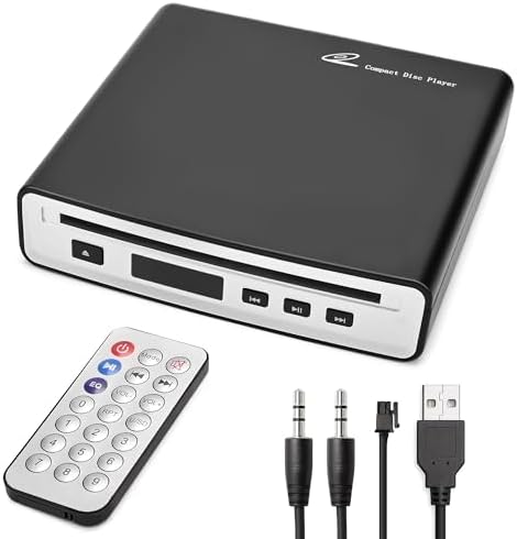 External Universal CD Player JAPLABUQ for Car and More