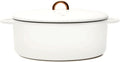 Dutchess Cast Iron Dutch Oven (6.75 Qt) - Oval Oven-Safe Dutch Oven