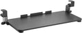 Sliding Keyboard Tray Mount - Clamp-On Tray for Desks with Safety Stop